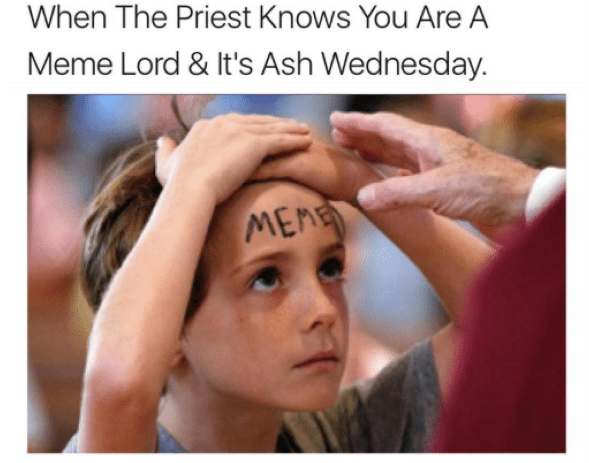 Ash Wed Meme