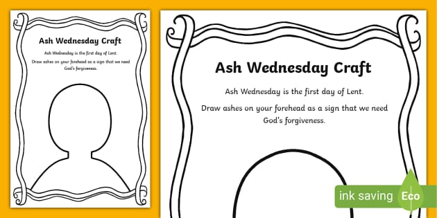 Ash Wednesday Activity