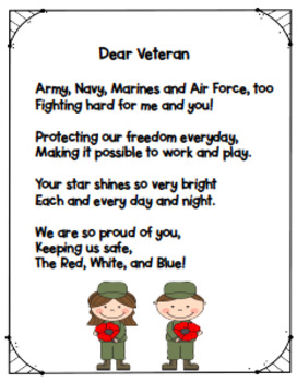 Free Printable Veterans Day Poems