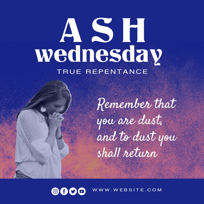 Happy Ash Wednesday Images