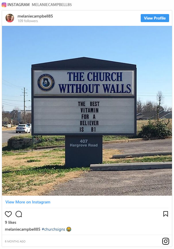 Quotes For Church Signs