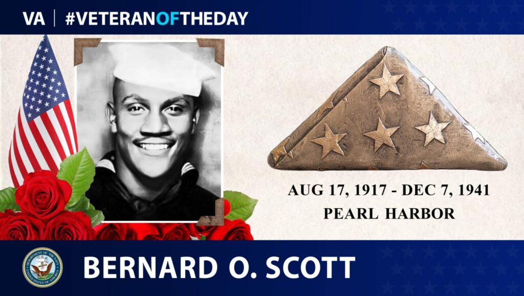 #VeteranOfTheDay Navy Veteran Bernard Oliver Scott