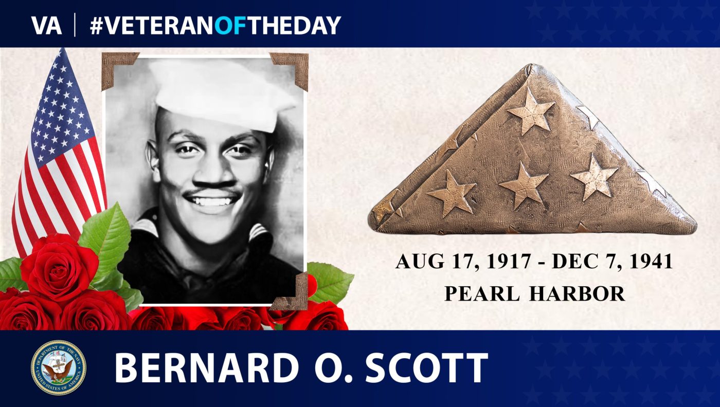 #VetOfTheDay Navy Veteran Bernard Oliver Scott