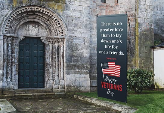Veterans Day Church Signs