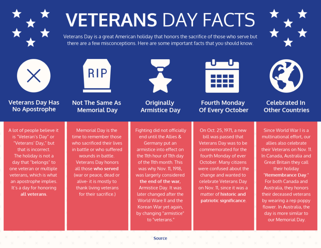 Veterans Day Statistics